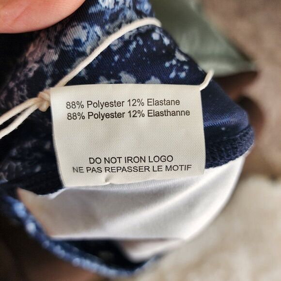 Bench Womens Active Athletic Shorts Inside Pocket Blue Black NWT - Picture 6 of 6